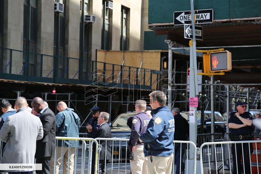 U.S.-NEW YORK-TRUMP-CRIMINAL CHARGES-ARRAIGNMENT DAY