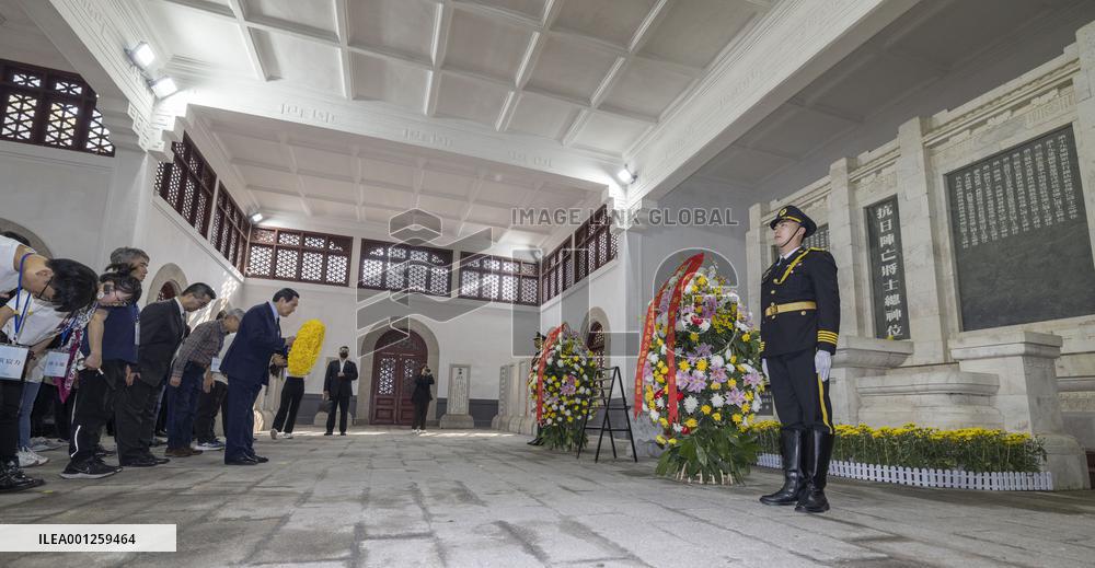 CHINA-MA YING-JEOU-MARTYRS-TRIBUTE (CN)