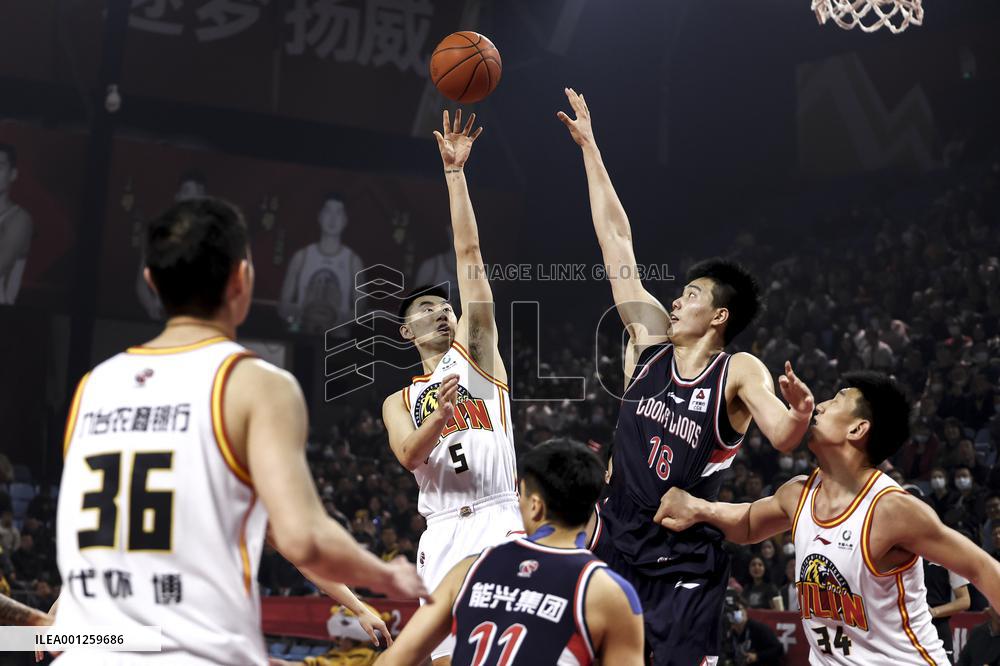 (SP)CHINA-CHANGCHUN-BASKETBALL-CBA LEAGUE-JILIN VS GUANGZHOU (CN)
