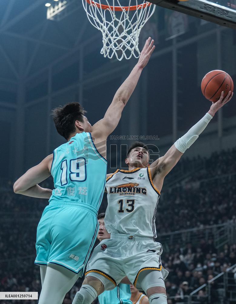 (SP)CHINA-SHENYANG-BASKETBALL-CBA LEAGUE-LIAONING VS QINGDAO (CN)