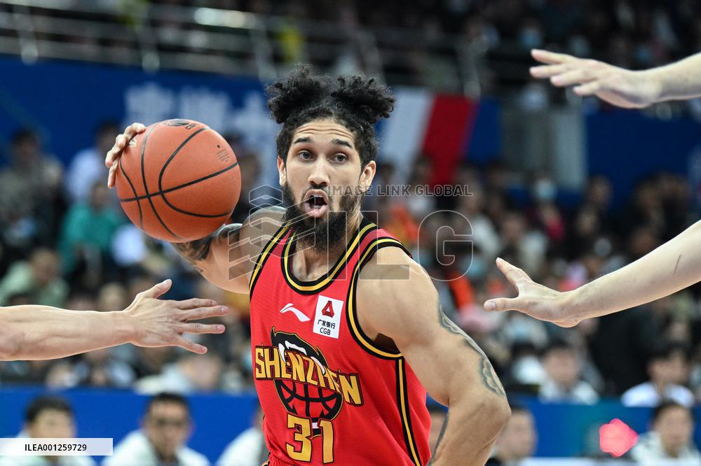 (SP)CHINA-TIANJIN-BASKETBALL-CBA LEAGUE-TIANJIN VS SHENZHEN (CN)