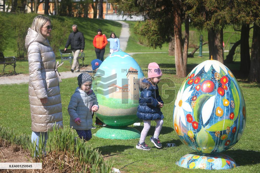 CROATIA-KARLOVAC-EASTER EGG