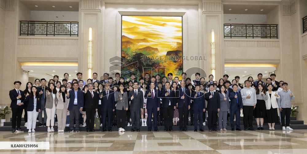 CHINA-SHANGHAI-MA YING-JEOU-FUDAN UNIVERSITY-VISIT (CN)