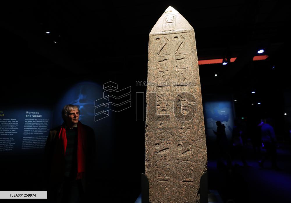 FRANCE-PARIS-RAMSES II-EXHIBITION