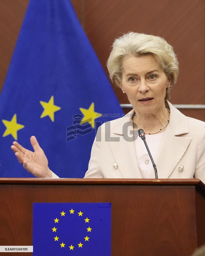 EU's von der Leyen in China
