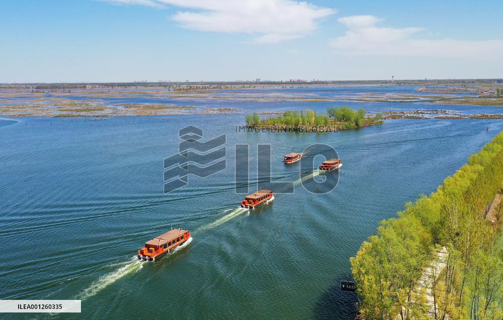 CHINA-HEBEI-XIONG'AN-BAIYANGDIAN LAKE-WATER BUS SERVICE (CN)