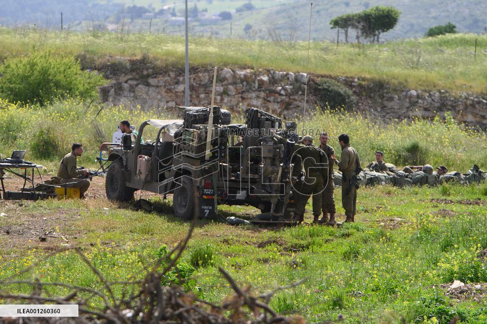 ISRAEL-KIBBUTZ MALKIA-ARMY-DEPLOYMENT