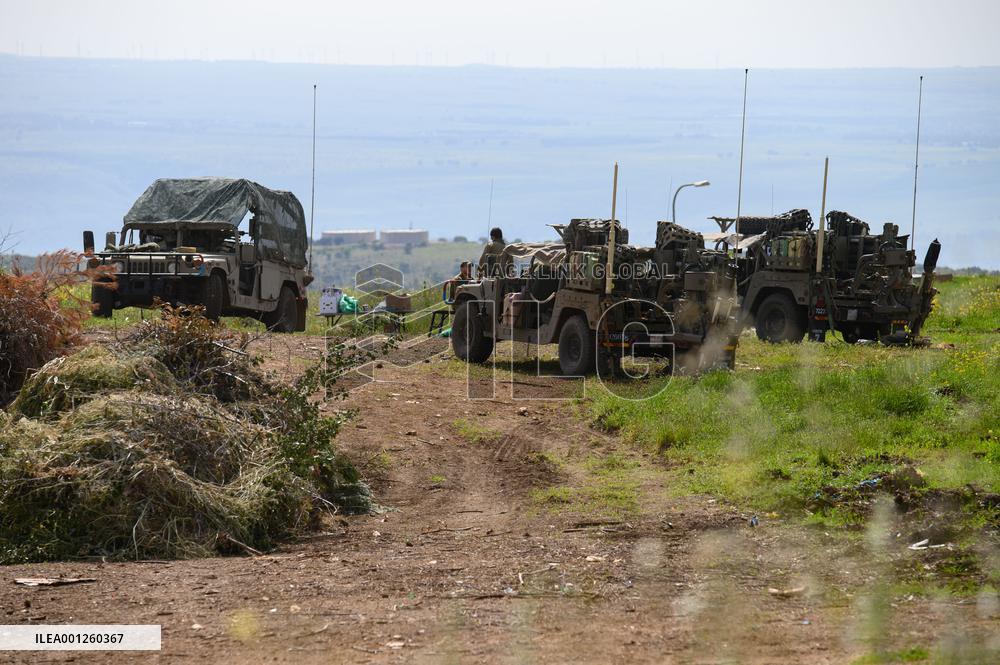 ISRAEL-KIBBUTZ MALKIA-ARMY-DEPLOYMENT