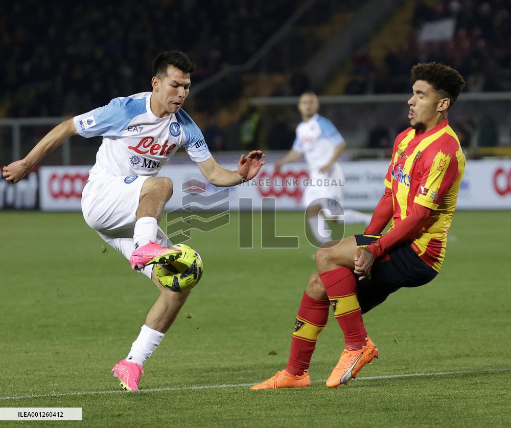 (SP)ITALY-LECCE-FOOTBALL-SERIE A-NAPOLI VS LECCE