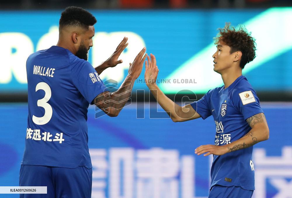 (SP)CHINA-HANGZHOU-FOOTBALL-CFA SUPER CUP-WUHAN VS SHANDONG (CN)