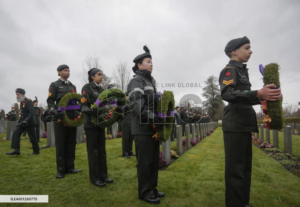 CANADA-VANCOUVER-VIMY RIDGE DAY COMMEMORATION