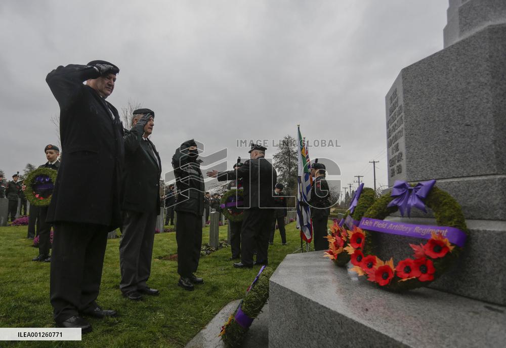 CANADA-VANCOUVER-VIMY RIDGE DAY COMMEMORATION