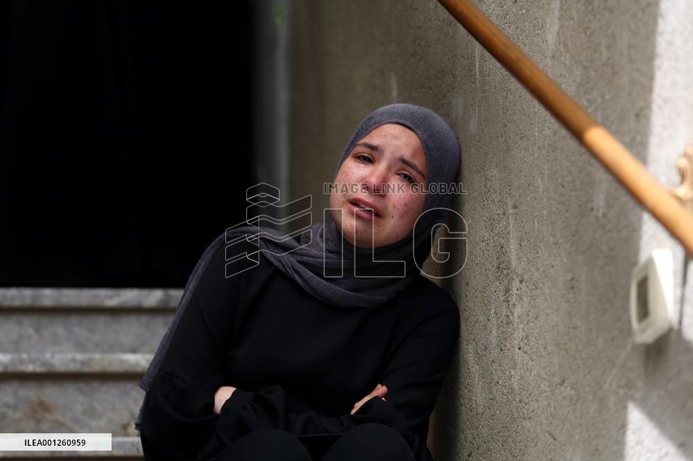 MIDEAST-QALQILYA-FUNERAL