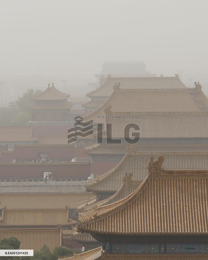 Sand storm in China