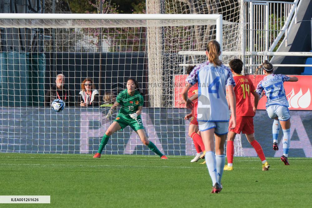 (SP)SPAIN-IBIZA-FOOTBALL-WOMEN-FRIENDLY-ESP VS CHN