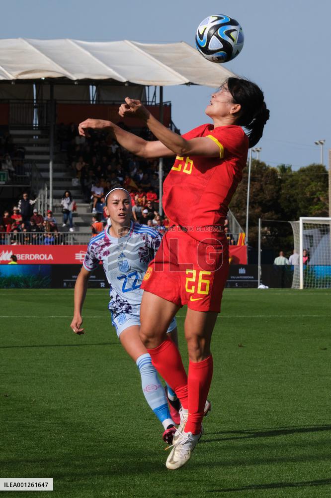 (SP)SPAIN-IBIZA-FOOTBALL-WOMEN-FRIENDLY-ESP VS CHN