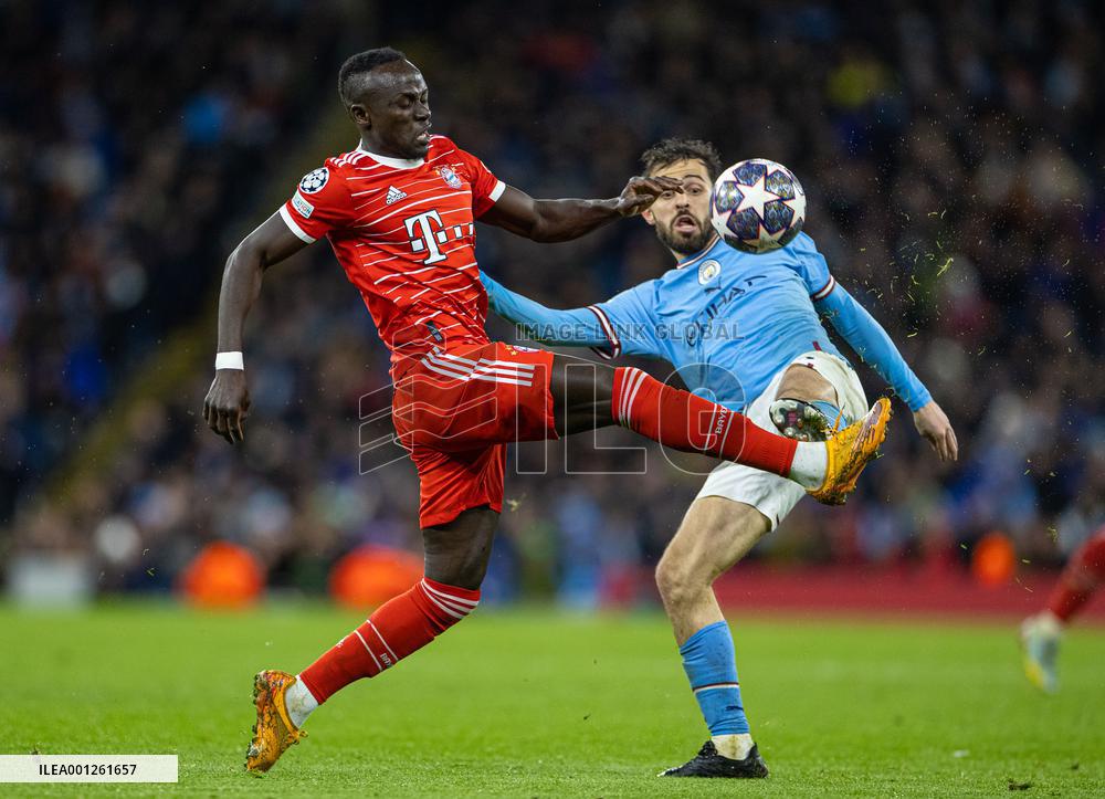 (SP)BRITAIN-MANCHESTER-FOOTBALL-UEFA CHAMPIONS LEAGUE-MANCHESTER CITY VS BAYERN MUNICH