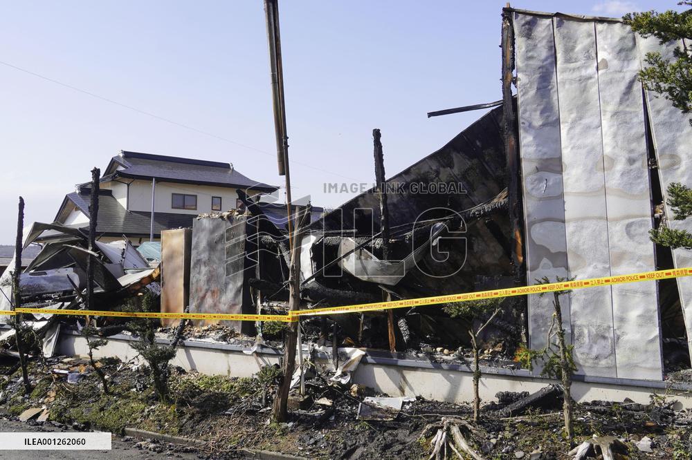 5 killed as fire guts house in northeastern Japan