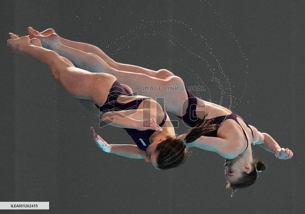 (SP)CHINA-SHAANXI-XI'AN-DIVING-FINA WORLD CUP-WOMEN'S 10M SYNCHRONISED FINAL (CN)