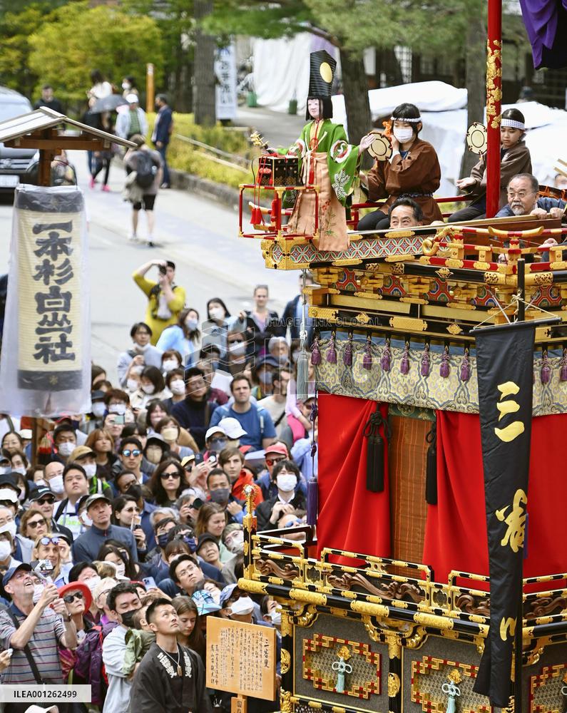 Takayama festival in central Japan