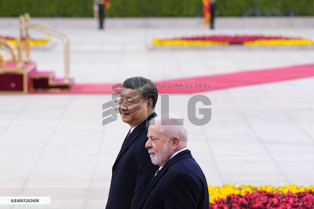 Brazilian President Lula meets Chinese President Xi