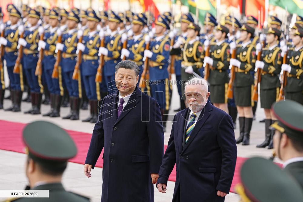 Brazilian President Lula meets Chinese President Xi