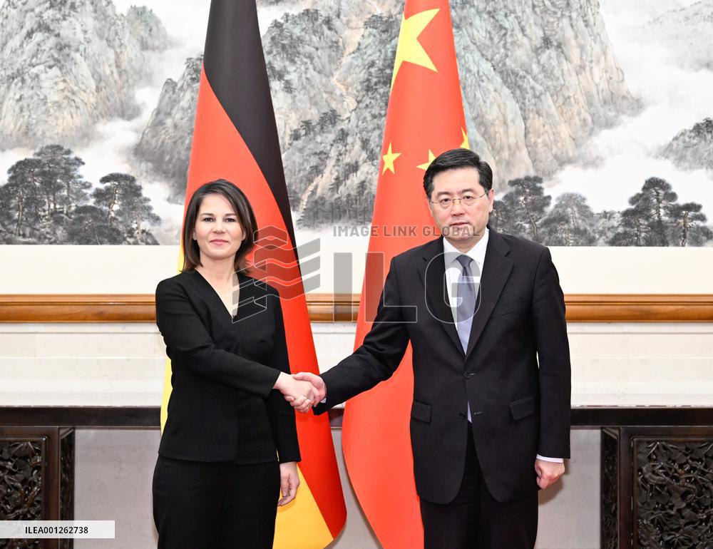 CHINA-BEIJING-QIN GANG-GERMAN FM-STRATEGIC DIALOGUE (CN)