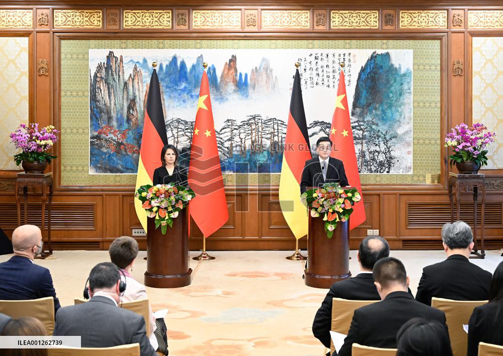 CHINA-BEIJING-QIN GANG-GERMAN FM-STRATEGIC DIALOGUE (CN)