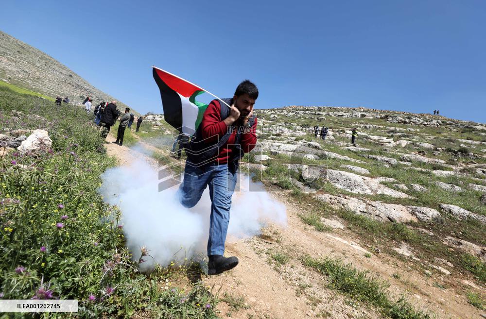 MIDEAST-BEIT DAJAN-CLASHES