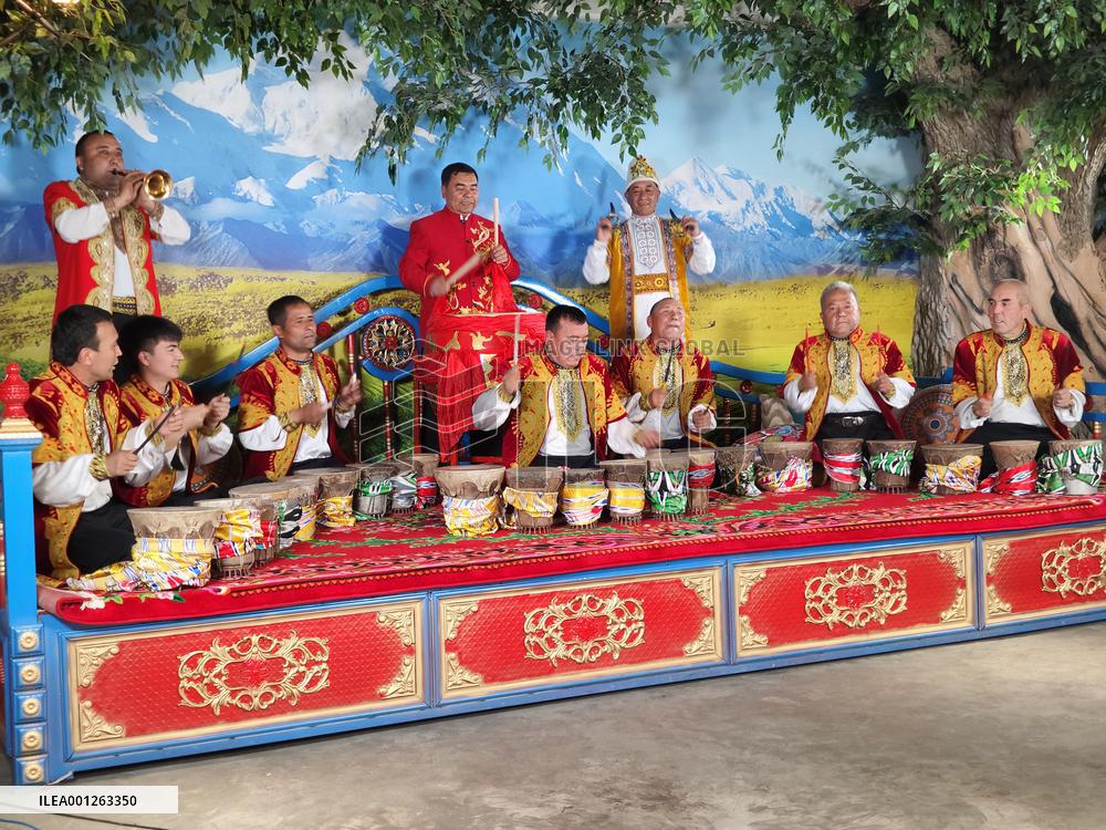 CHINA-XINJIANG-KASHGAR-INTANGIBLE CULTURAL HERITAGE-MUSICIANS