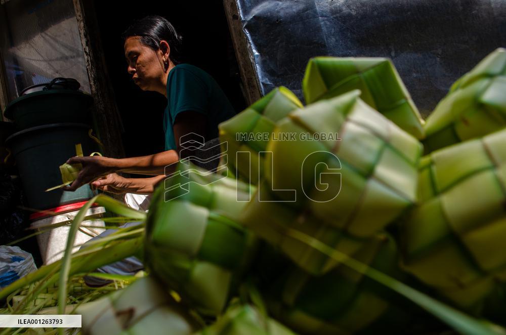 INDONESIA-BANDUNG-EID AL-FITR-KETUPAT