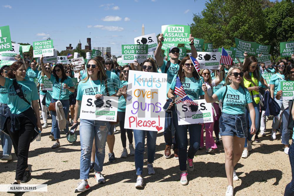 U.S.-WASHINGTON, D.C.-GUN CONTROL-PROTEST