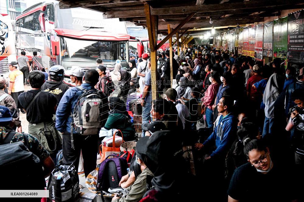 INDONESIA-JAKARTA-EID AL-FITR-HOMEBOUND TRIPS