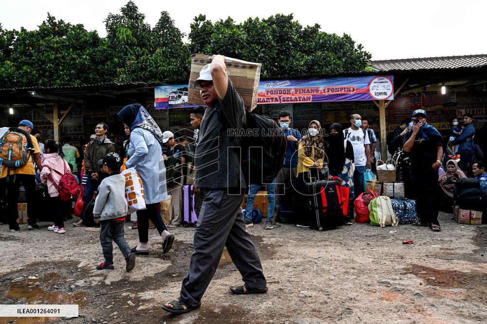 INDONESIA-JAKARTA-EID AL-FITR-HOMEBOUND TRIPS
