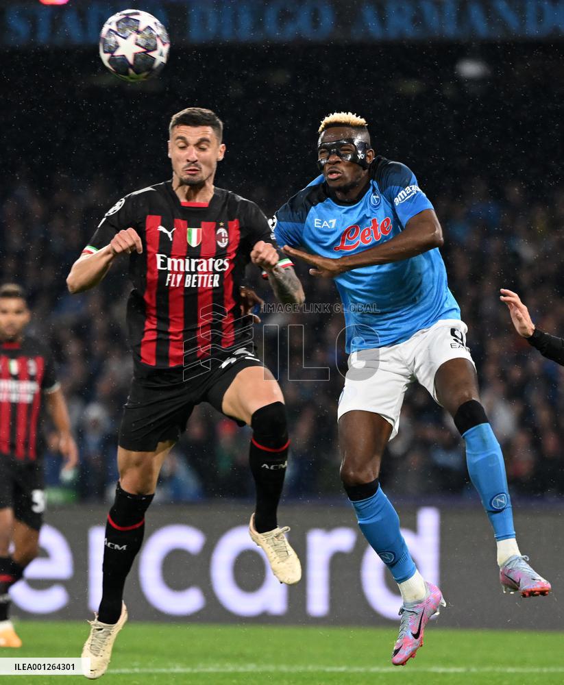 (SP)ITALY-NAPLES-FOOTBALL-UEFA CHAMPIONS LEAGUE-AC MILAN VS NAPOLI