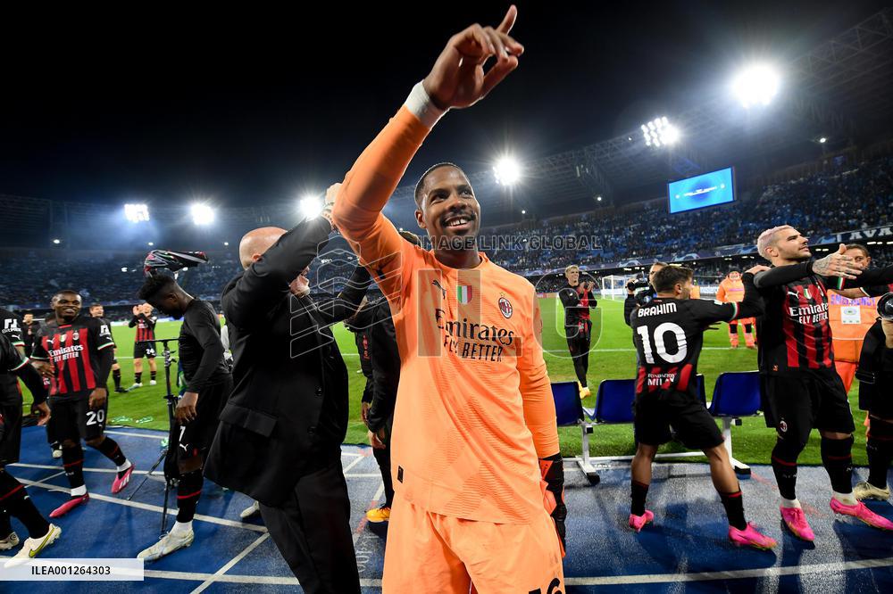 (SP)ITALY-NAPLES-FOOTBALL-UEFA CHAMPIONS LEAGUE-AC MILAN VS NAPOLI