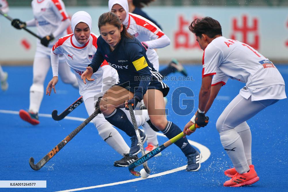 (SP)CHINA-JIANGSU-CHANGZHOU-HOCKEY-WOMEN-SONY HC VS MALAYSIA (CN)