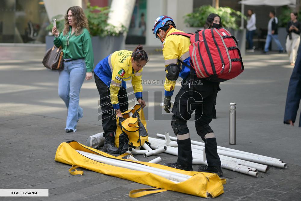 MEXICO-MEXICO CITY-EARTHQUAKE-NATIONAL DRILL