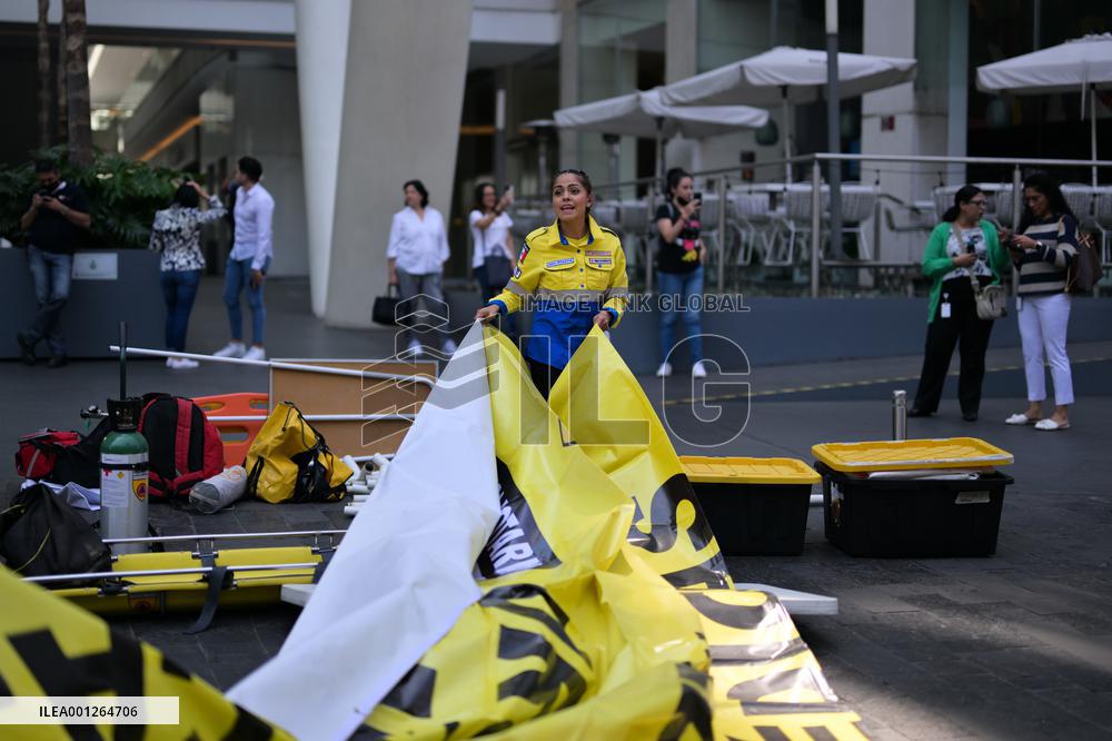 MEXICO-MEXICO CITY-EARTHQUAKE-NATIONAL DRILL