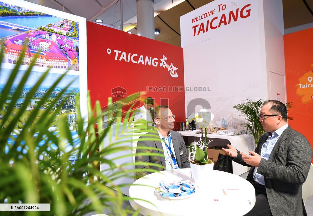 GERMANY-HANNOVER-HANNOVER MESSE 2023-CHINESE EXHIBITORS