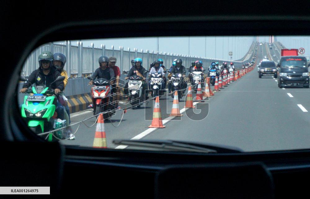 INDONESIA-SURABAYA-MOTORIST-EID AL FITR-TRAVELERS