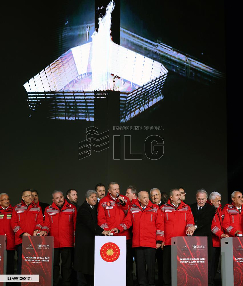 TÜRKIYE-FILYOS-NATURAL GAS-COMMISSIONING CEREMONY
