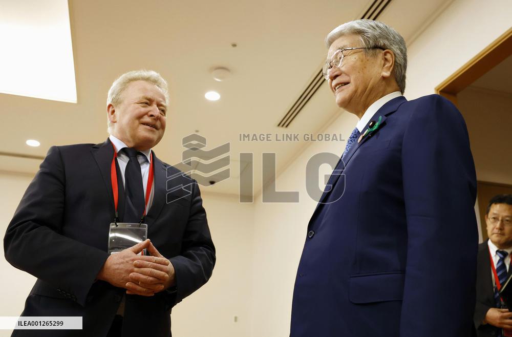 Japan's agriculture minister in Miyazaki