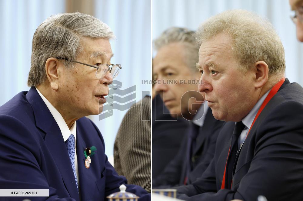 Japan's agriculture minister in Miyazaki