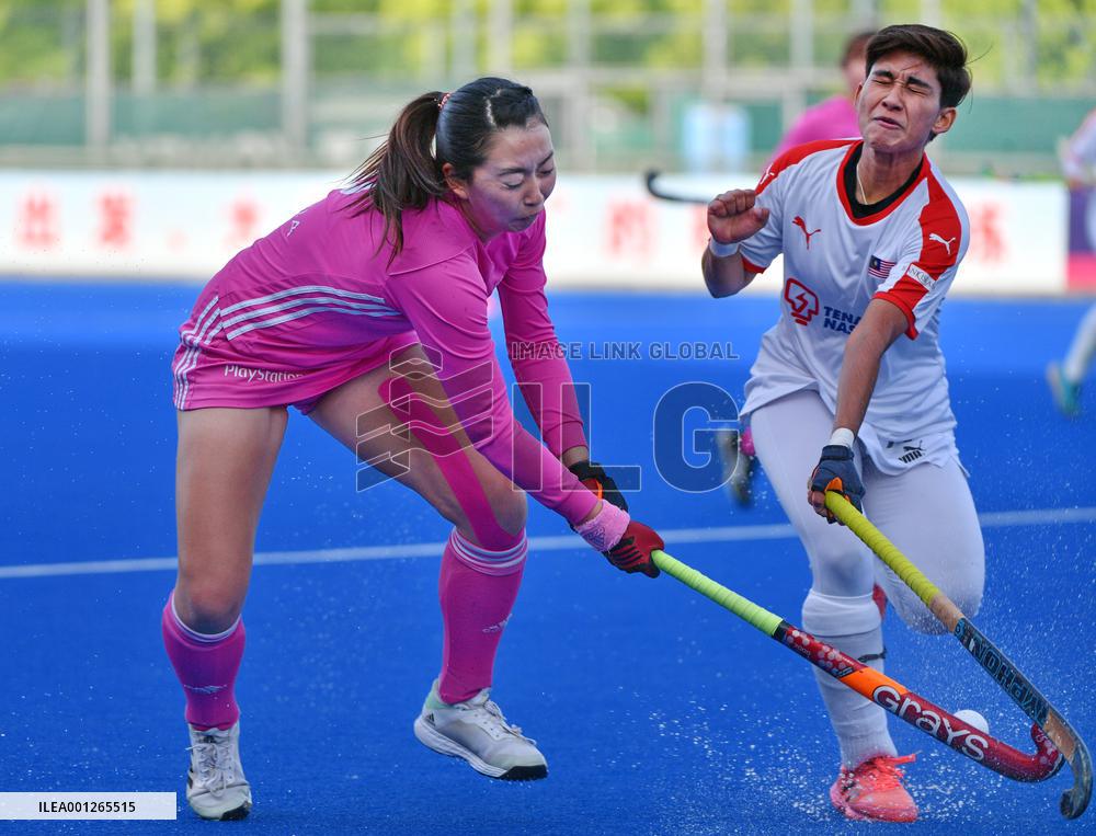 (SP)CHINA-JIANGSU-CHANGZHOU-HOCKEY-WOMEN-SONY HC VS MALAYSIA (CN)