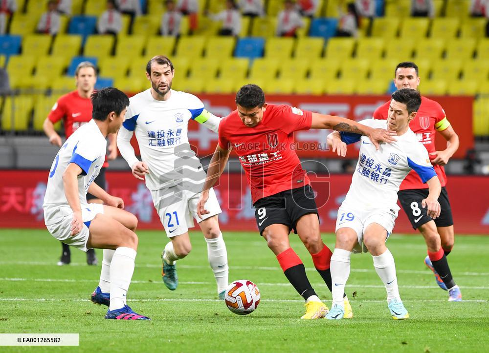 (SP)CHINA-CHENGDU-FOOTBALL-CSL-CHENGDU RONGCHENG VS CANGZHOU MIGHTY LIONS (CN)