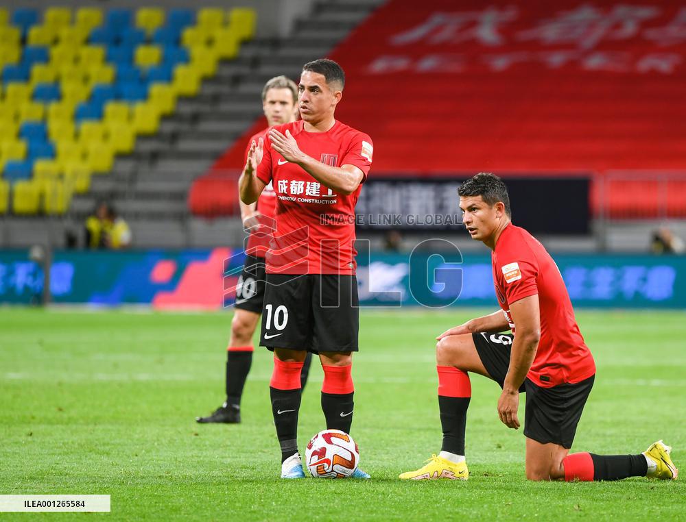 (SP)CHINA-CHENGDU-FOOTBALL-CSL-CHENGDU RONGCHENG VS CANGZHOU MIGHTY LIONS (CN)