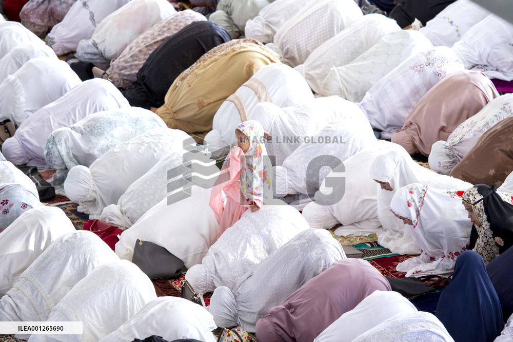 INDONESIA-LHOKSEUMAWE-EID AL-FITR-PRAYER