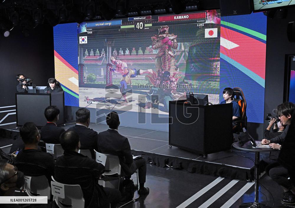 e-sports exhibition match in Nagoya