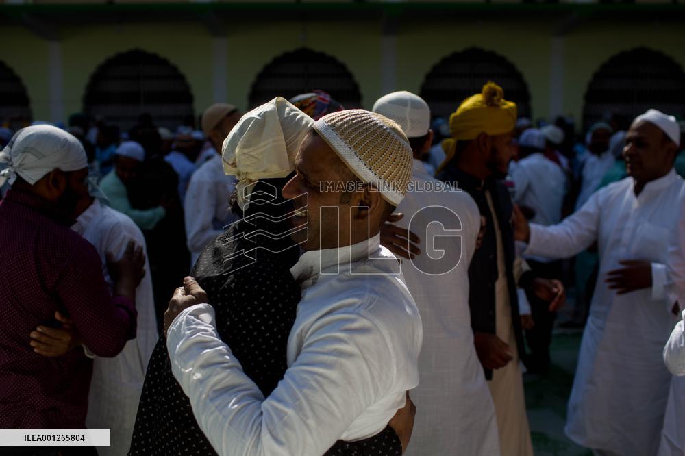 NEPAL-KATHMANDU-EID AL-FITR-PRAYER